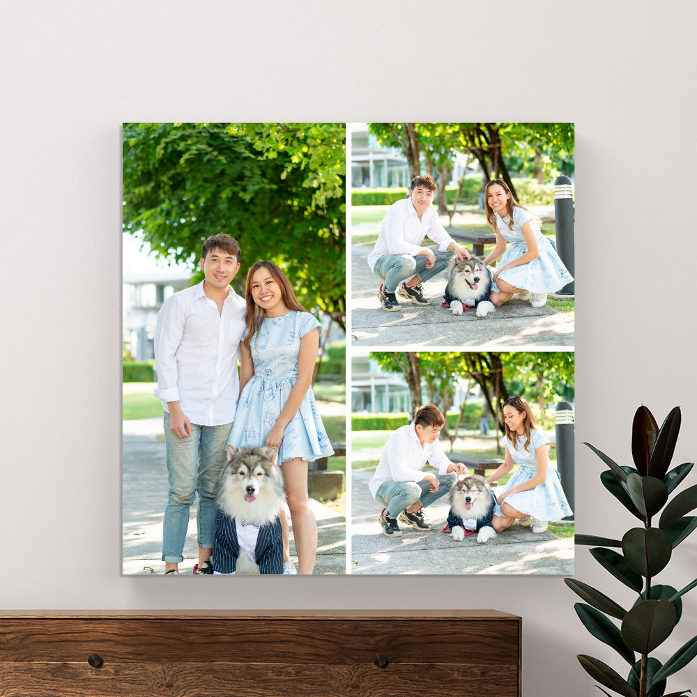 Three Photo Landscape Gallery Personalized Canvas