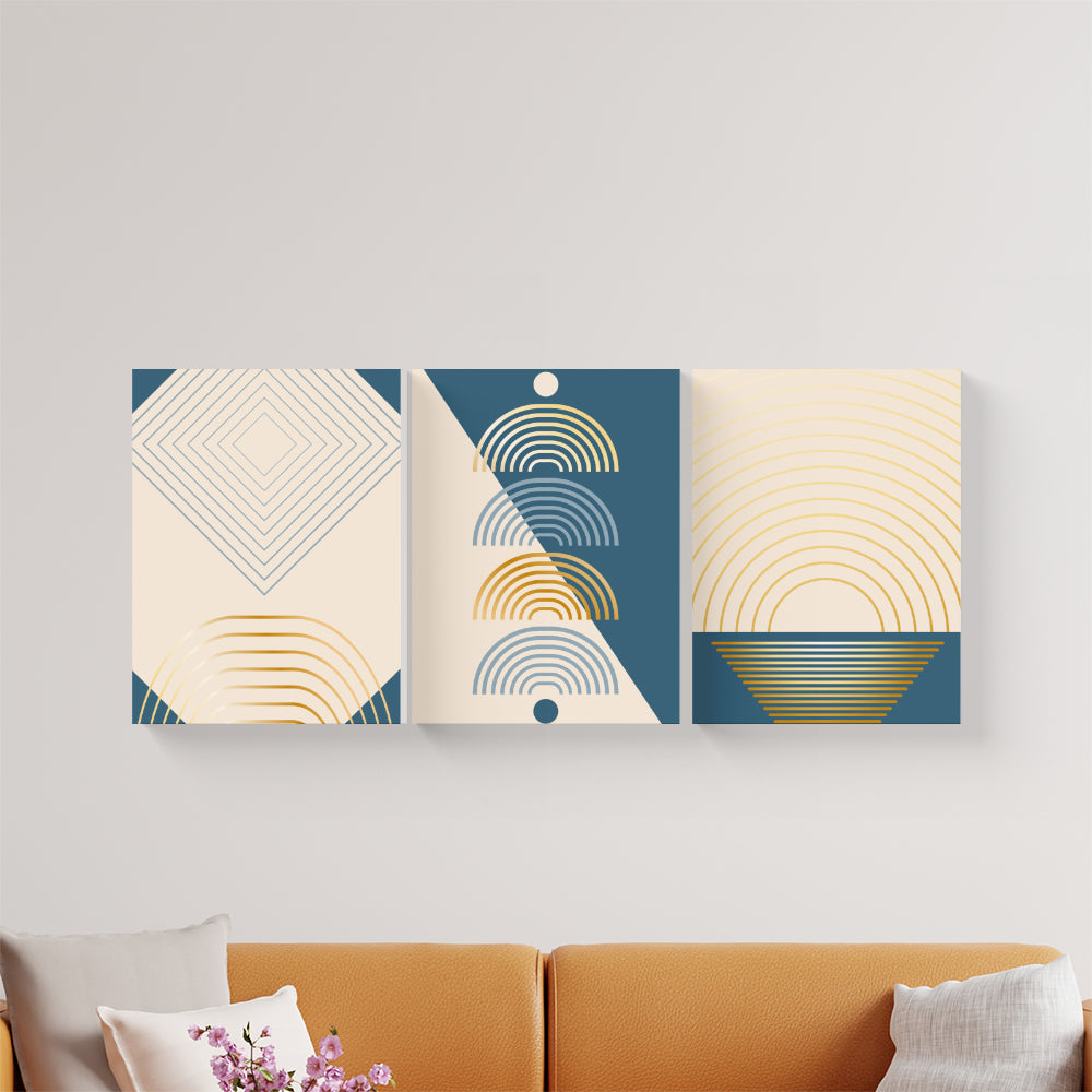 Glowing Vessel of Gold Collection Canvas