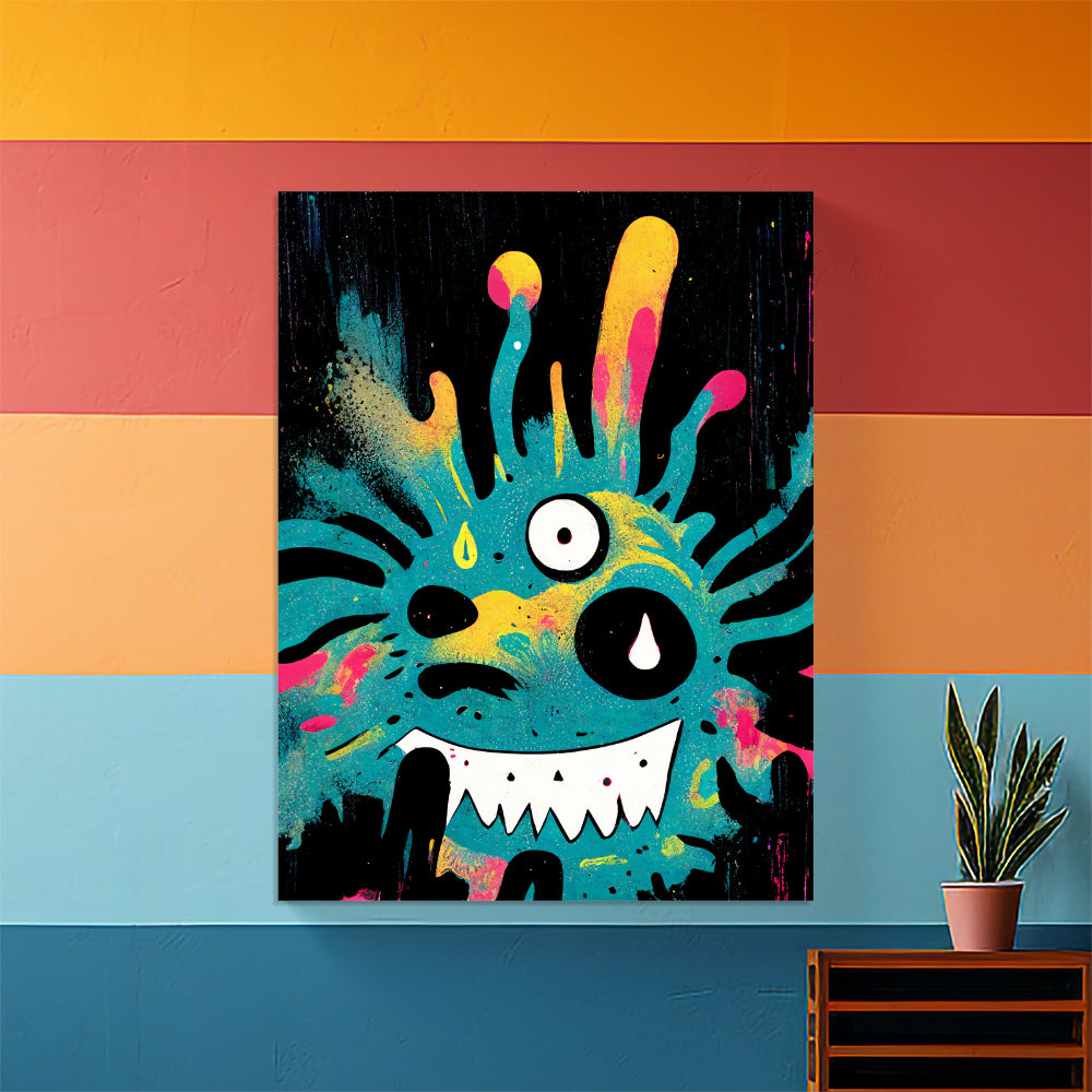 Monster Mischief Canvas