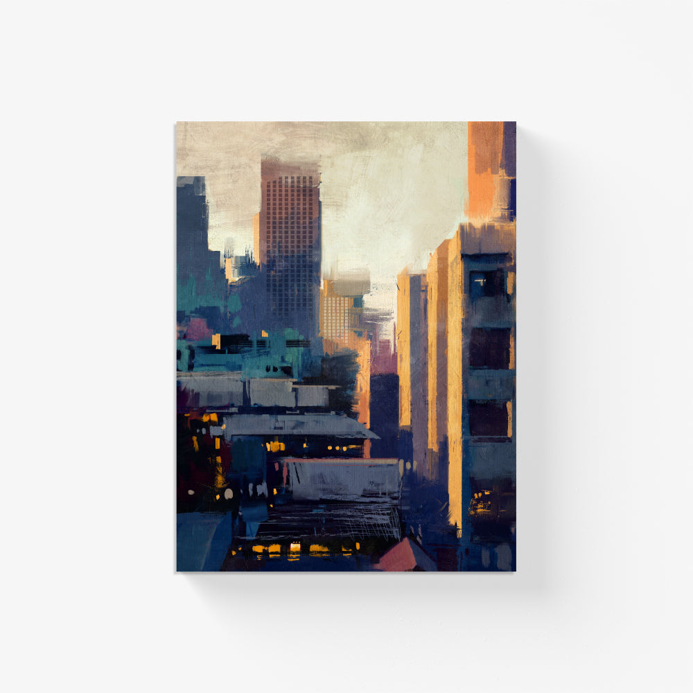 Cityscape Palette Canvas