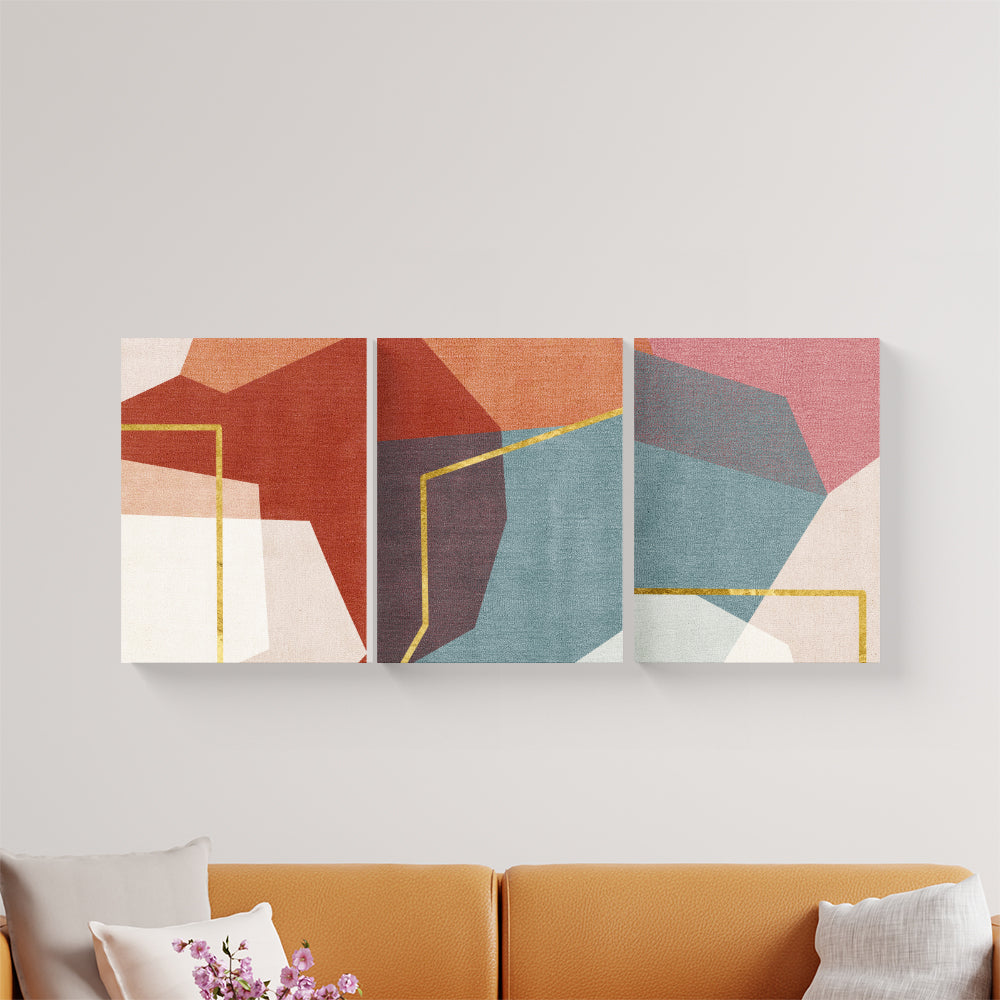 Teal Ember Impressions Collection Canvas