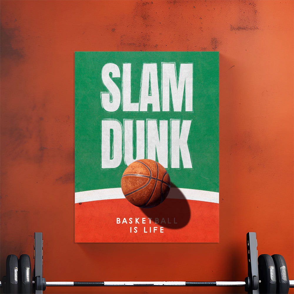 SLAM DUNK Basketball Is Life Canvas