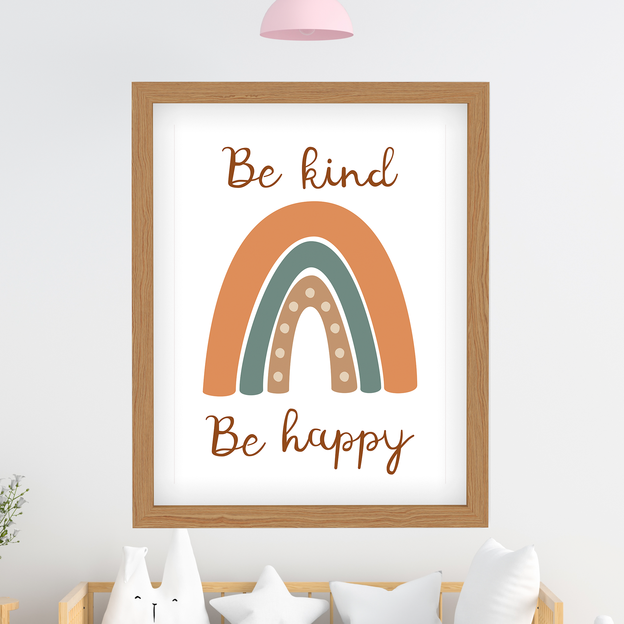 Be Kind Be Happy Poster
