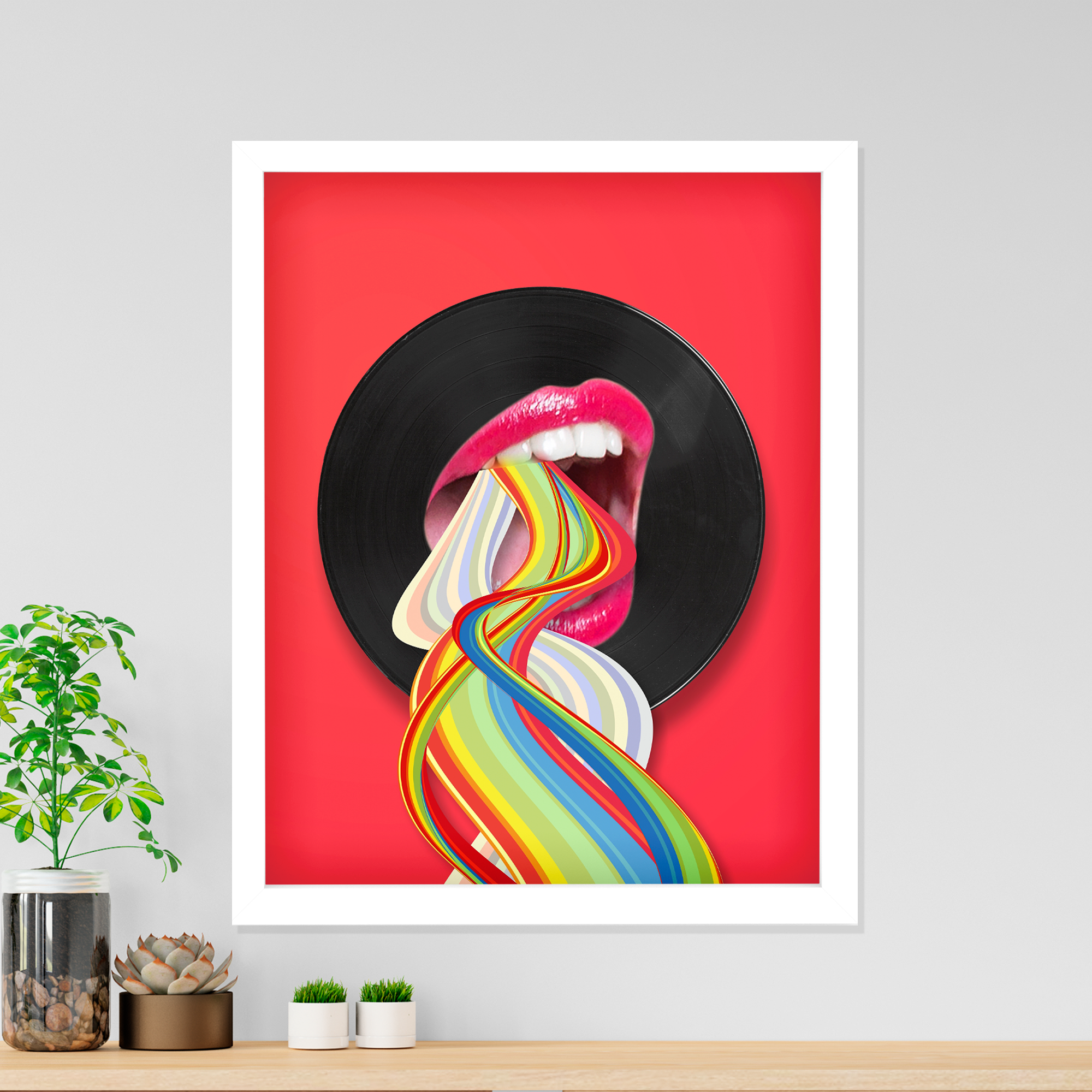 Psychedelic Saliva Poster