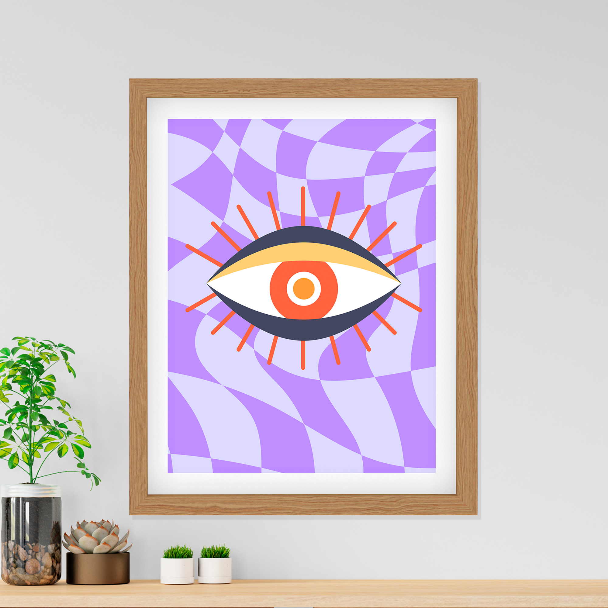 Psychedelic Pupil Poster