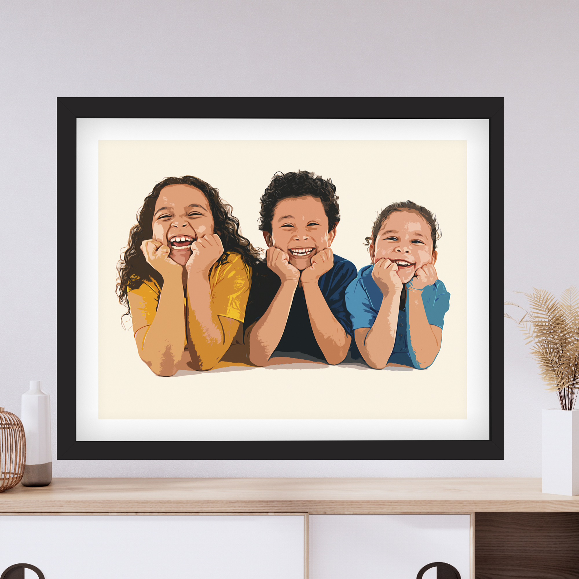 Vectorized Effect Personalized Poster