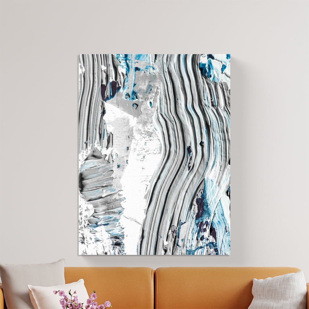 Icy Abstraction Canvas