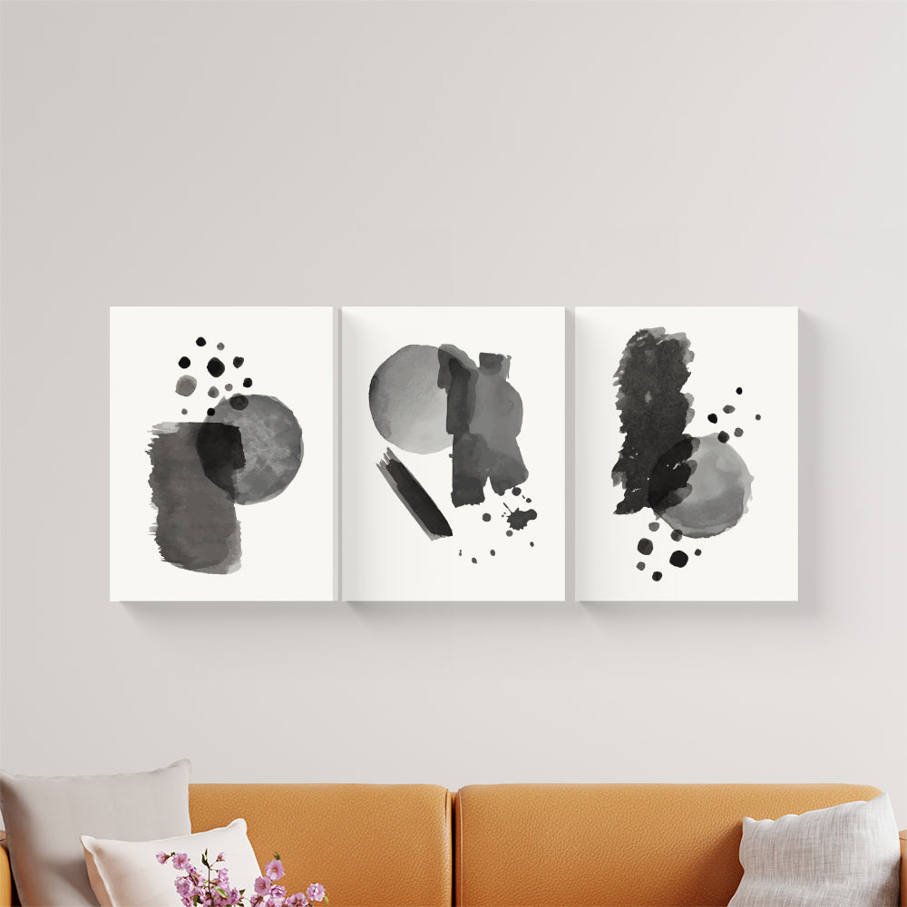 Abstract Inktangles Collection Canvas