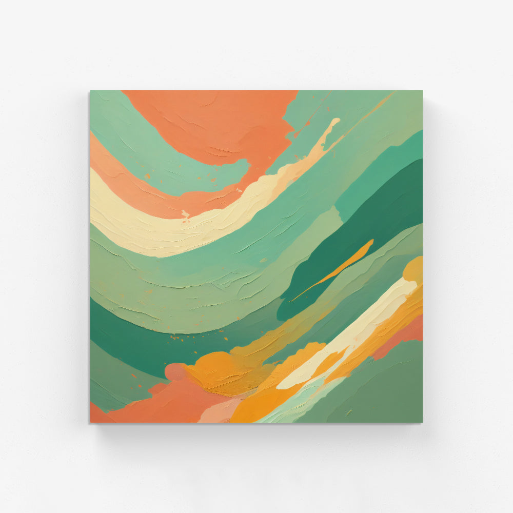 Jade and Amber Alchemy Canvas