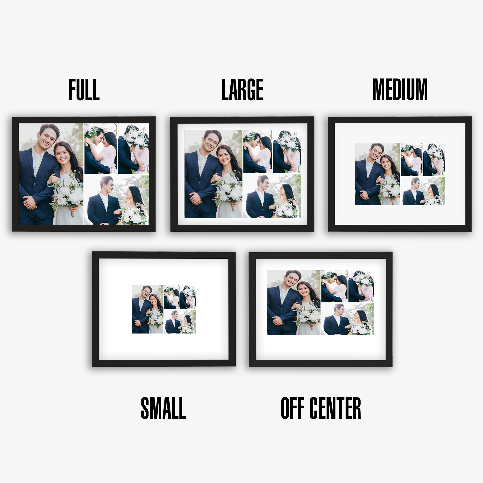 Four Photo Landscape Gallery Personalized Poster