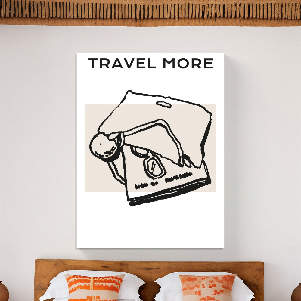 Travel More Canvas