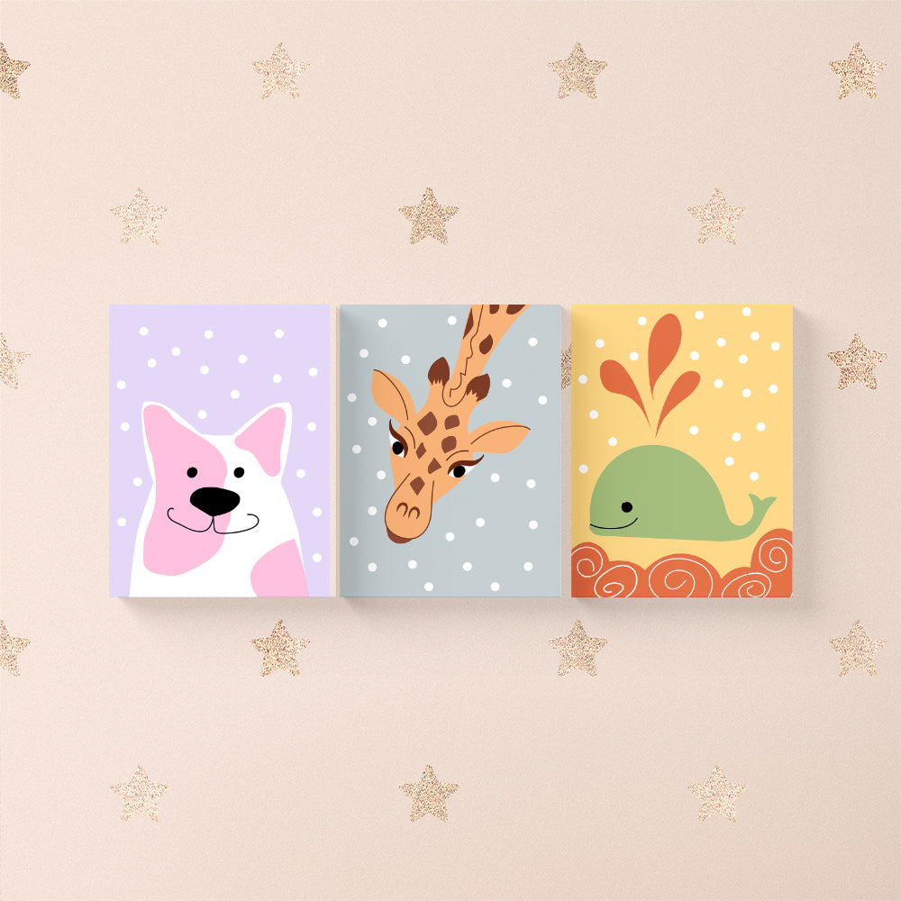 Whimsical Wildlife Collection Canvas
