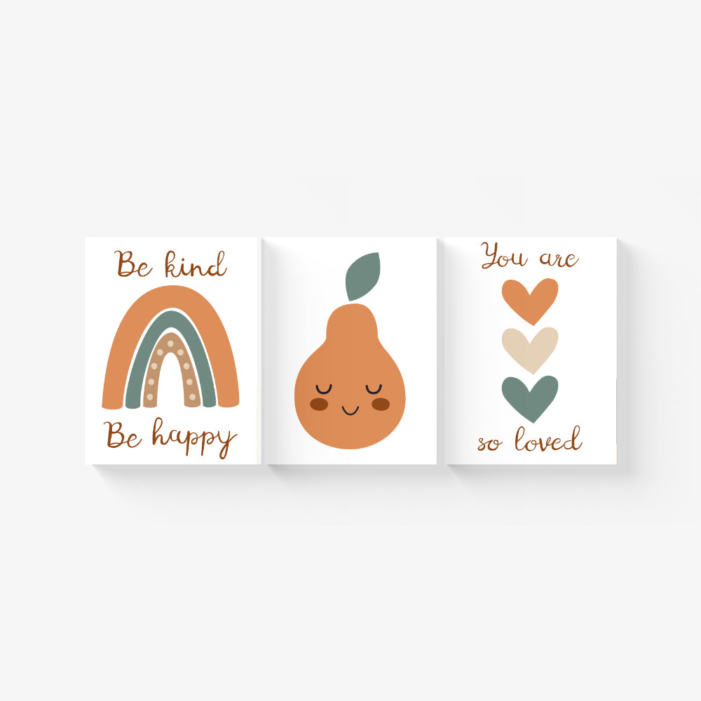 Be Kind Be Happy Collection Canvas