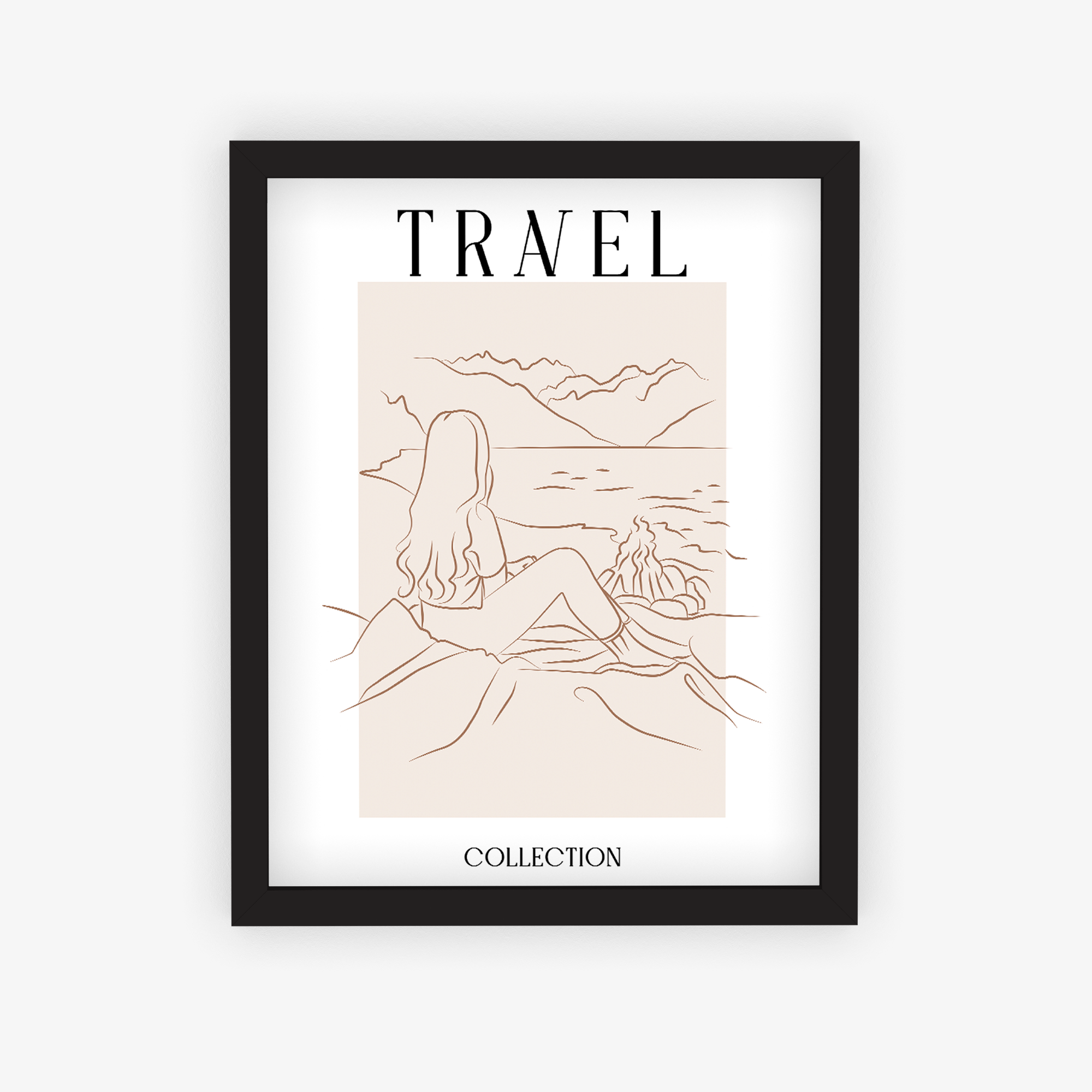Travel Collection: Campfire Poster