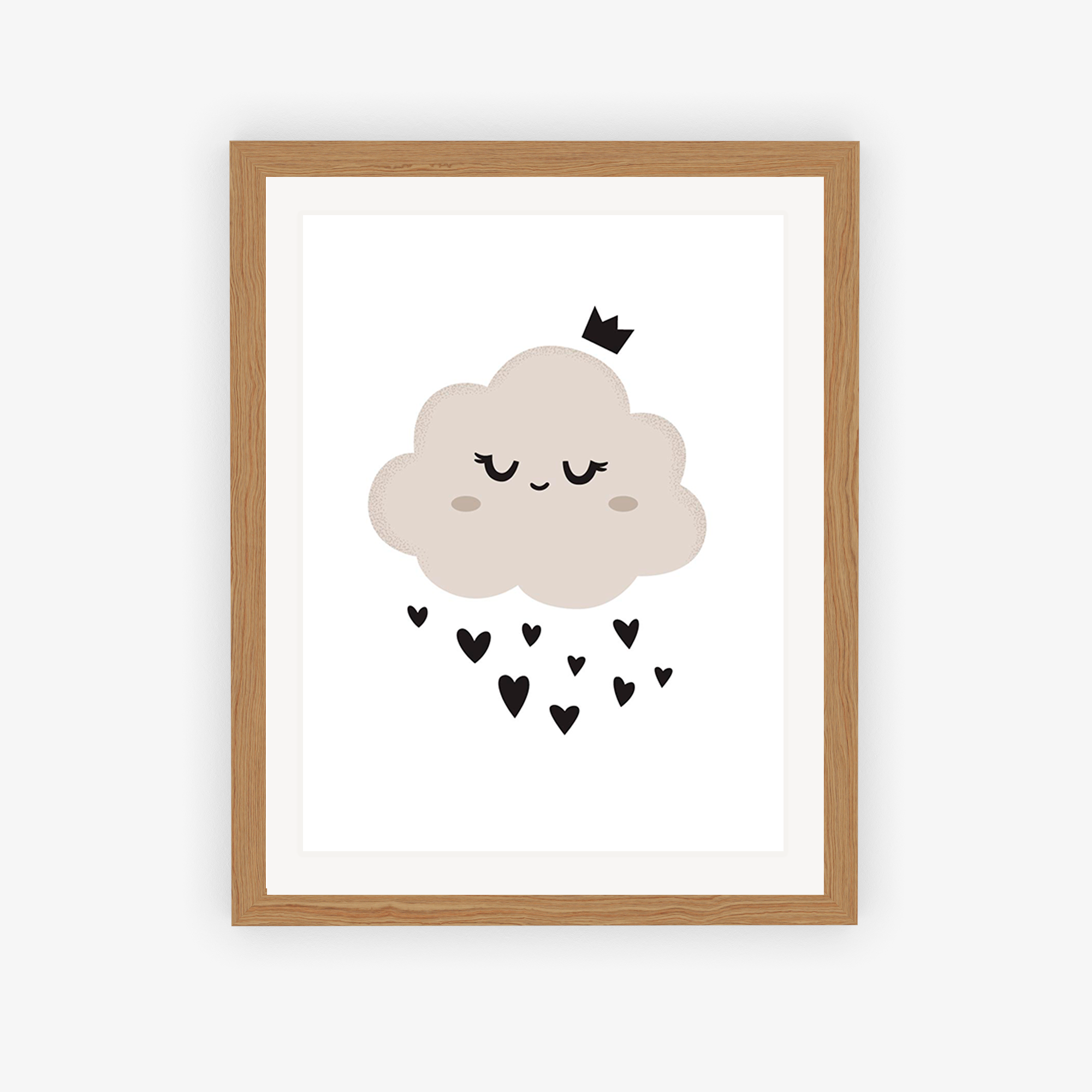 Cloudy Love Showers Poster