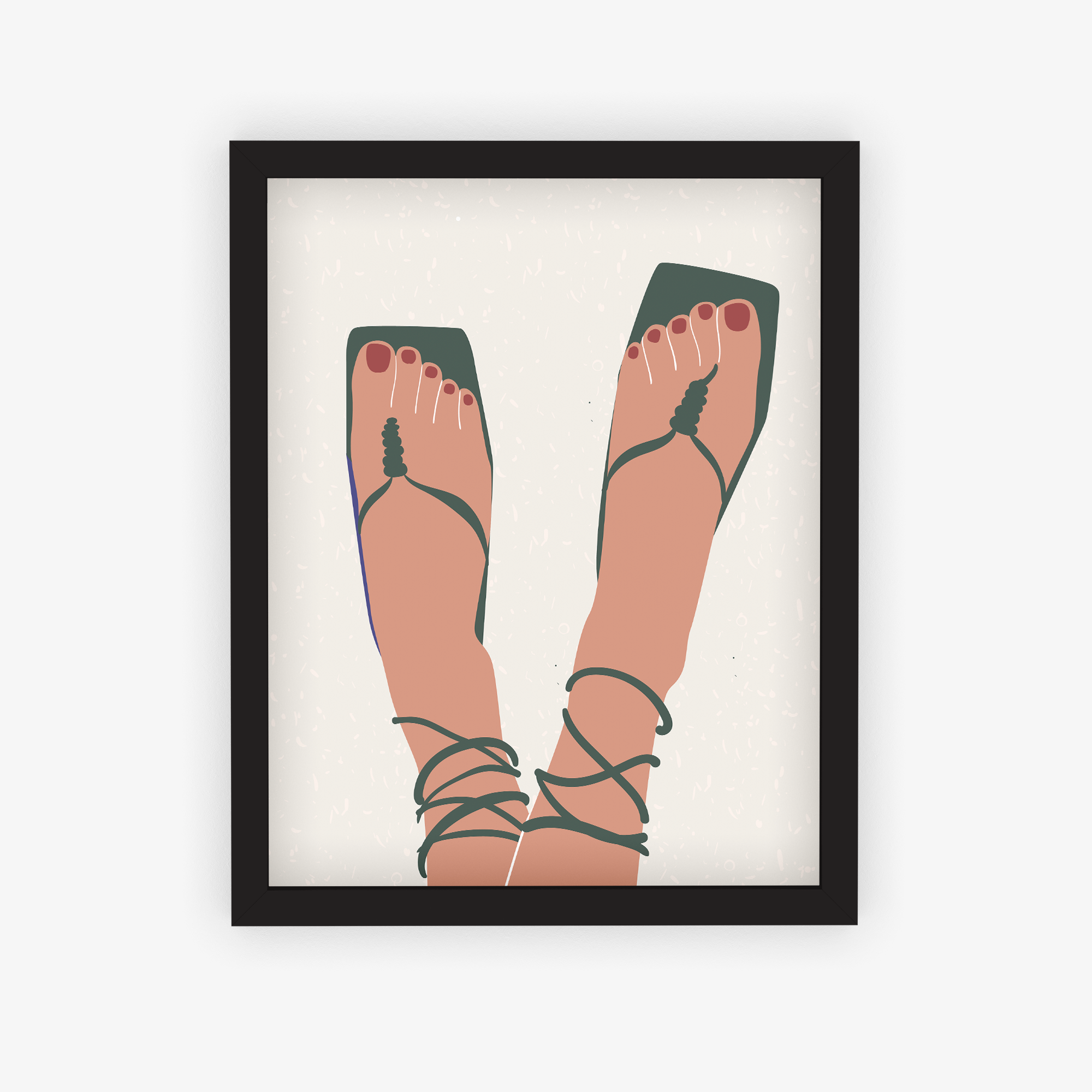 Chic Sandal  Poster