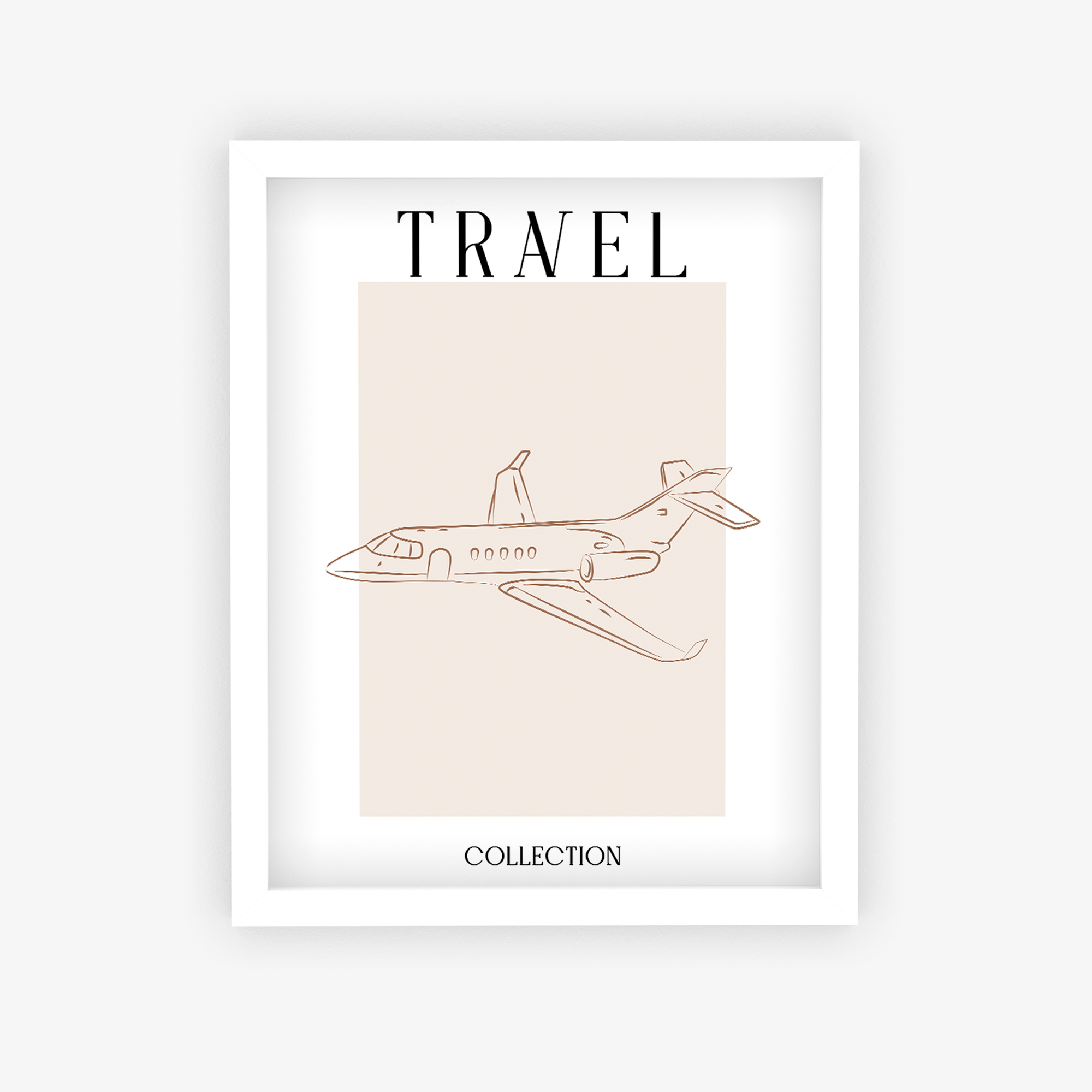 Travel Collection: Jet Plane Poster