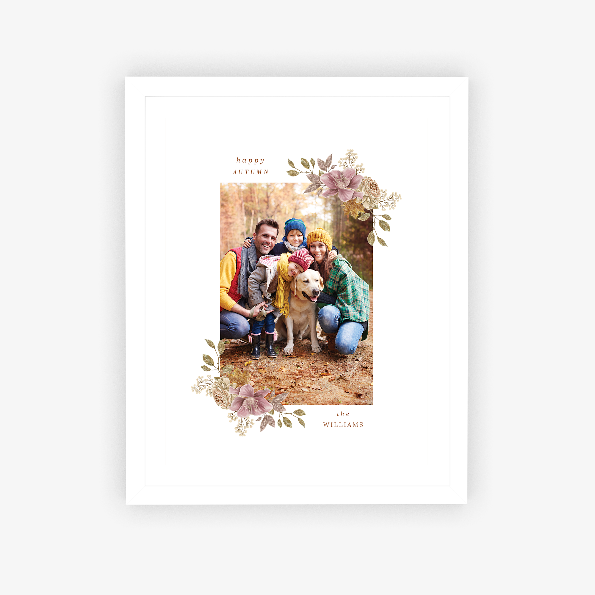 Happy Autumn Personalized Poster