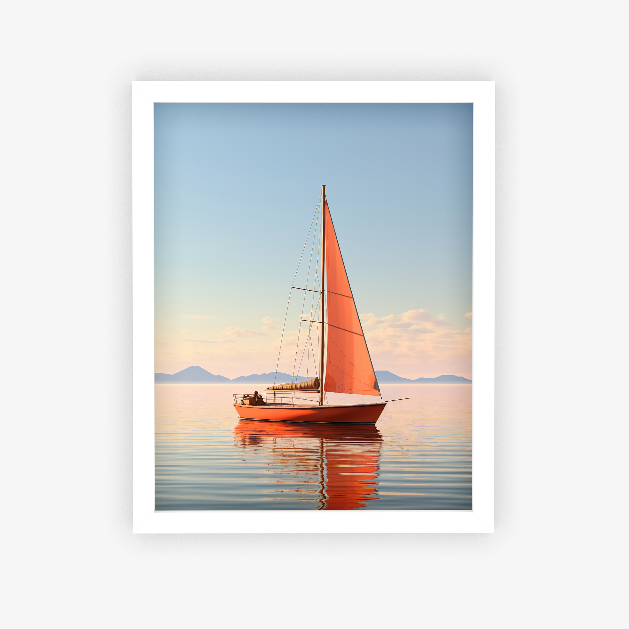 Sailing Serenity Poster