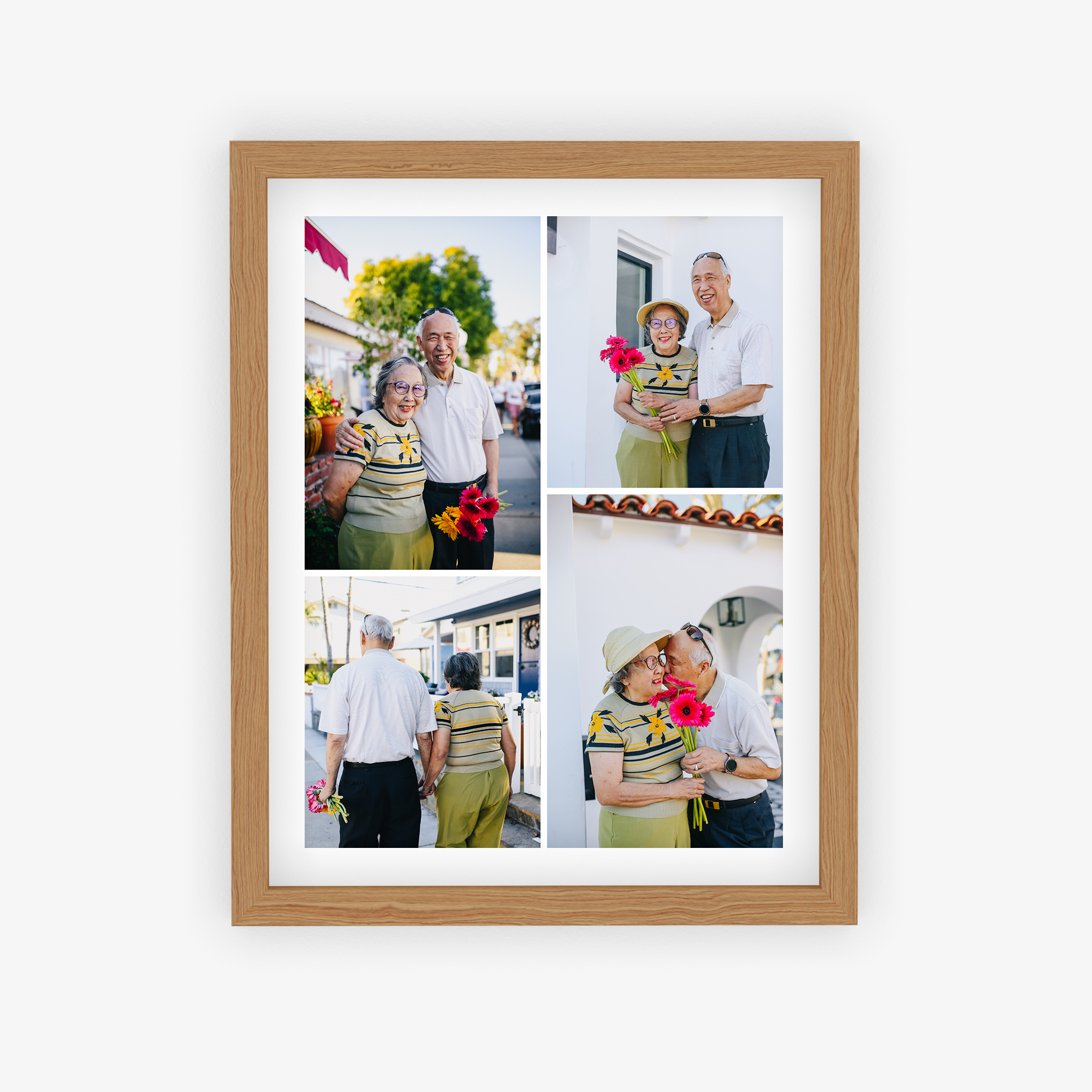 Four Photo Collage Personalized Poster