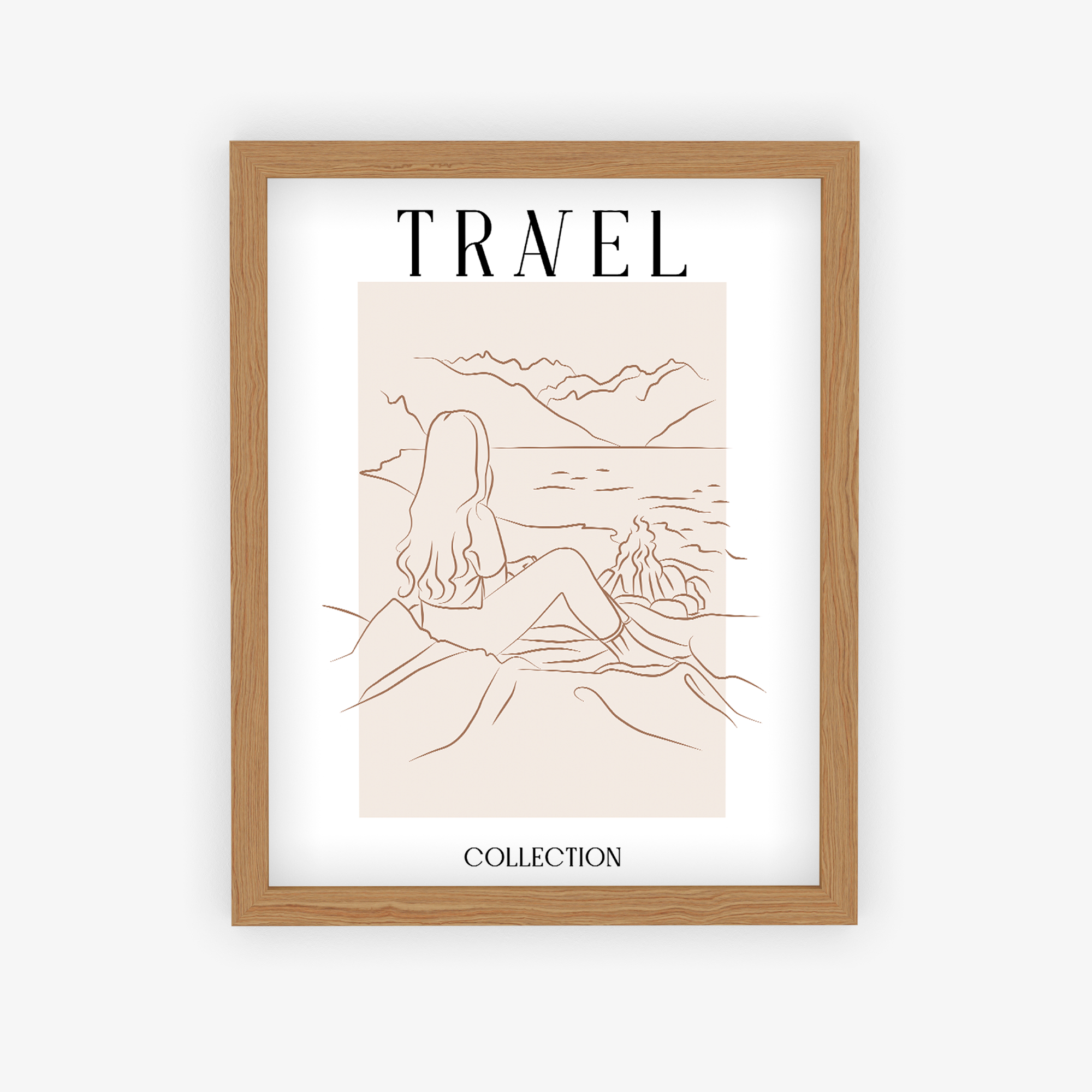 Travel Collection: Campfire Poster