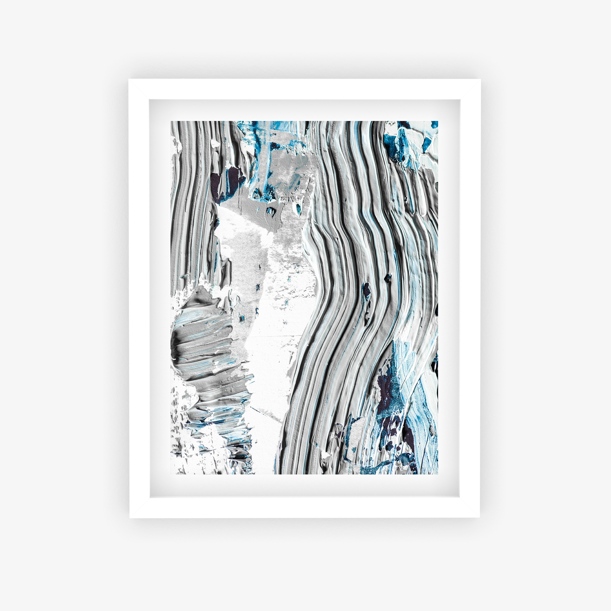 Icy Abstraction Poster