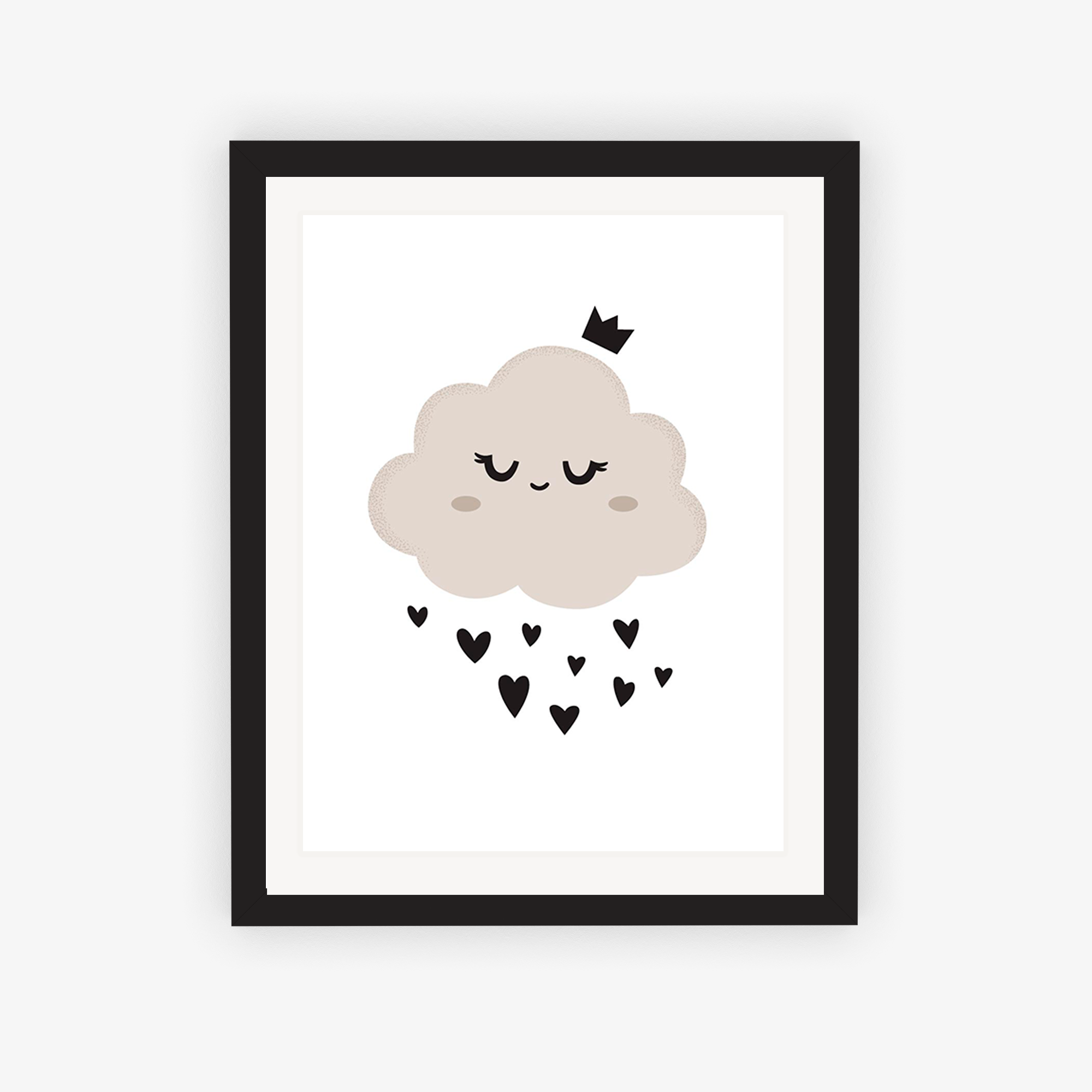 Cloudy Love Showers Poster