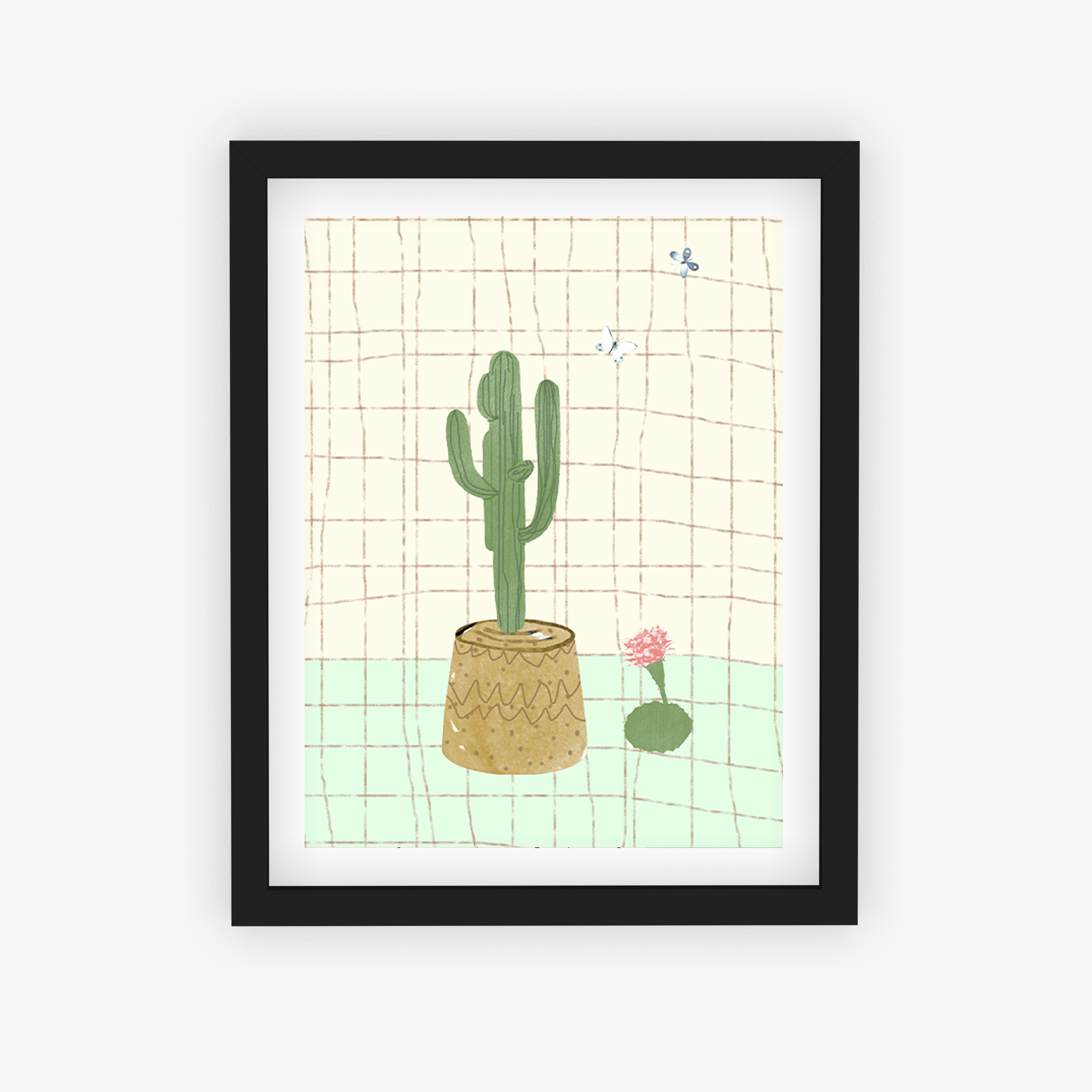 Cactus Oasis Poster