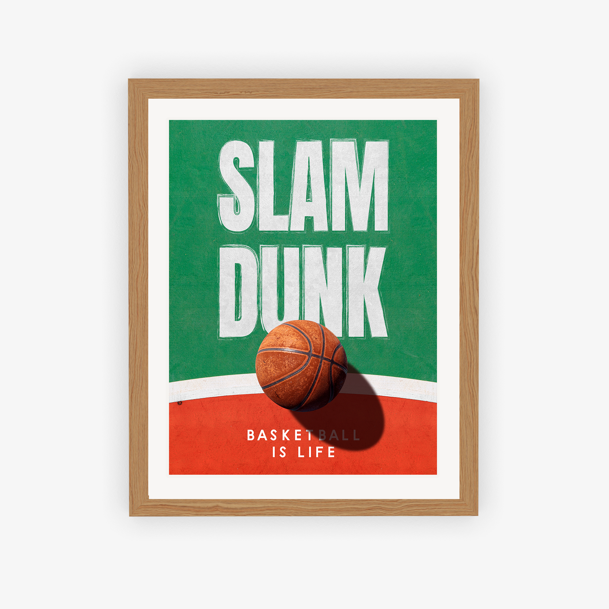SLAM DUNK Basketball Is Life Poster