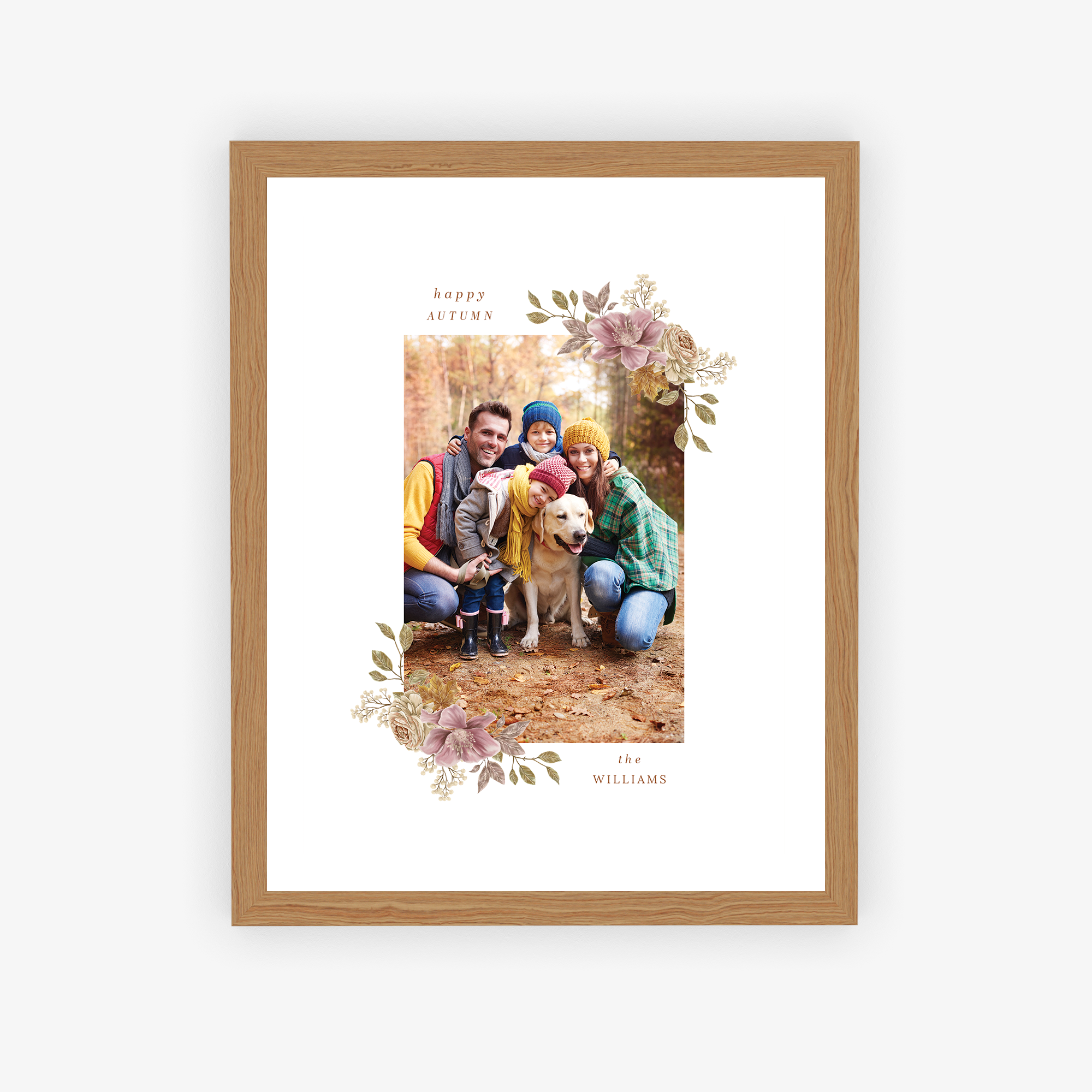 Happy Autumn Personalized Poster