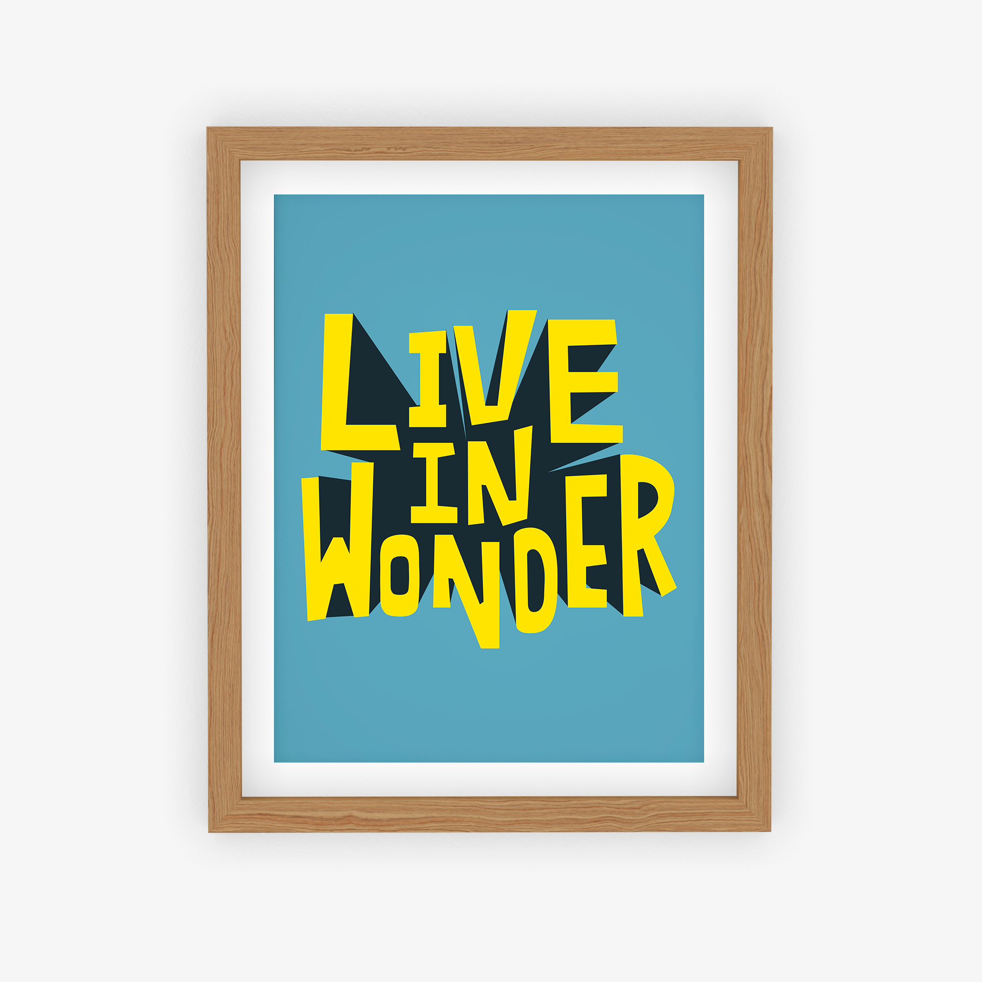 Live In Wonder Poster