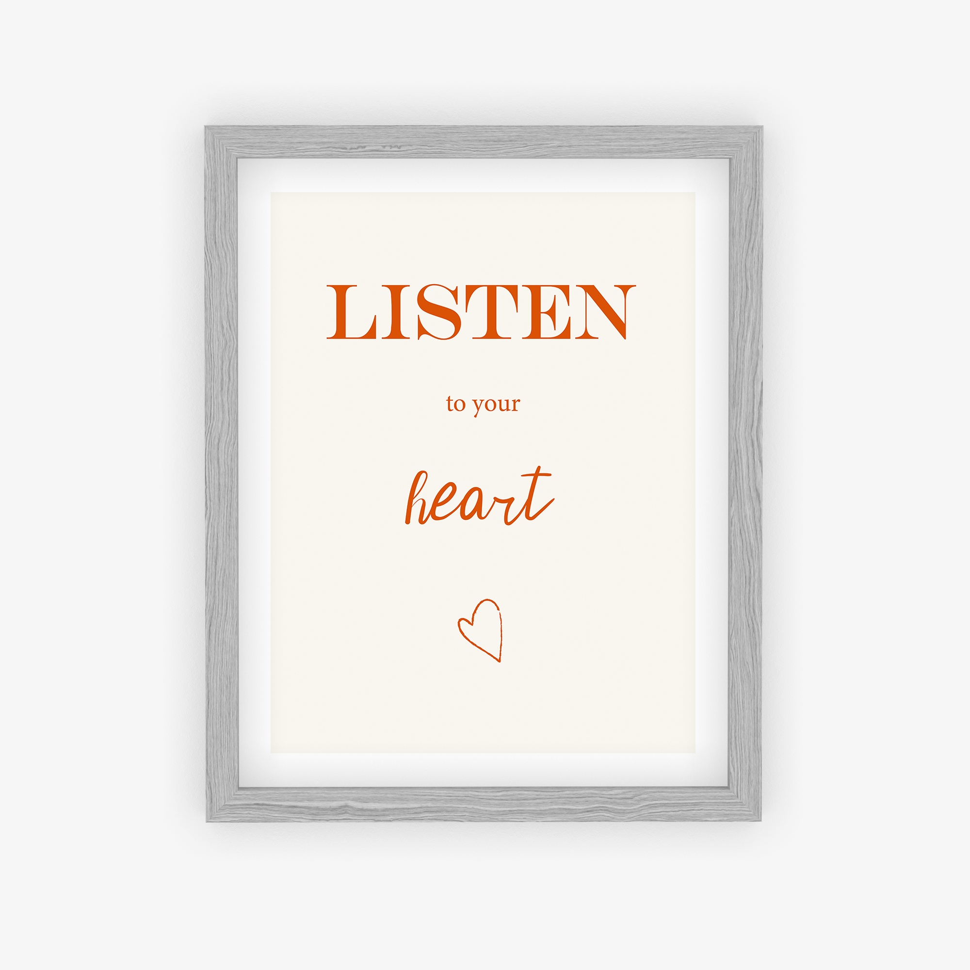 Listen To Your Heart Poster