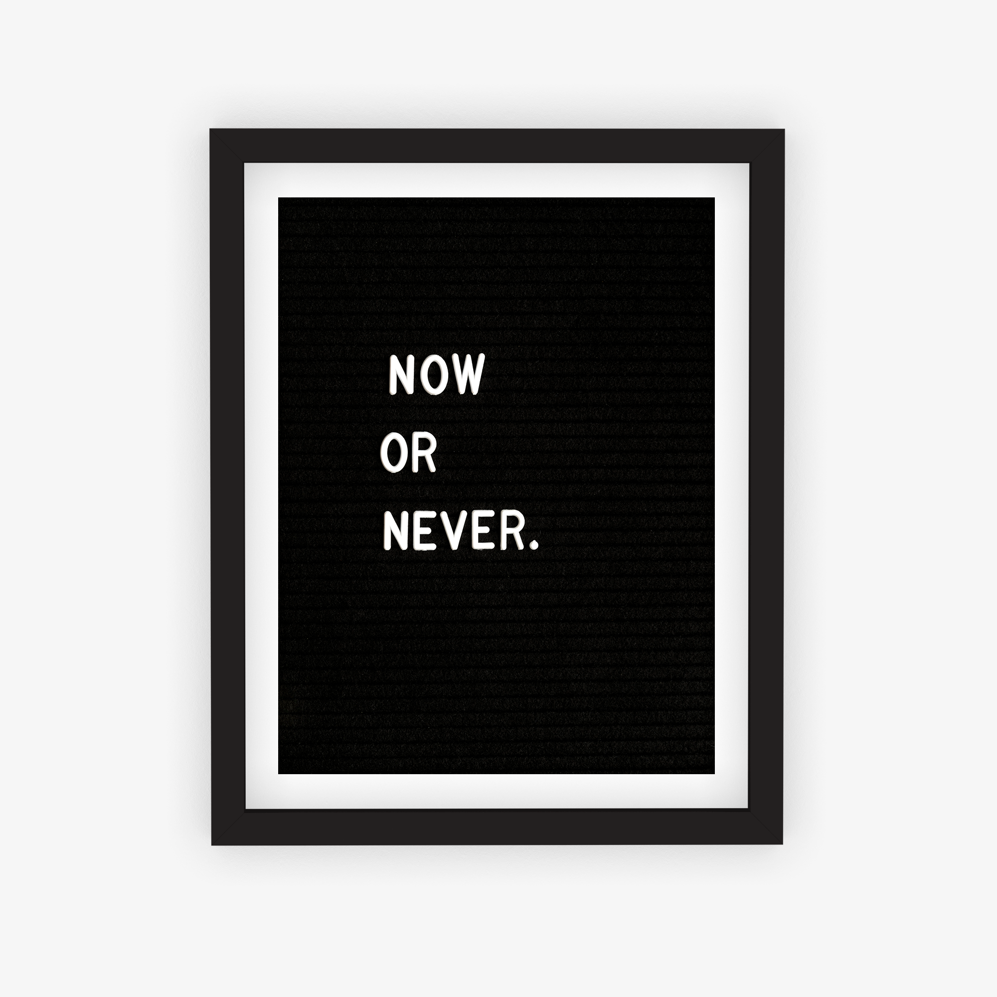 Now Or Never Poster