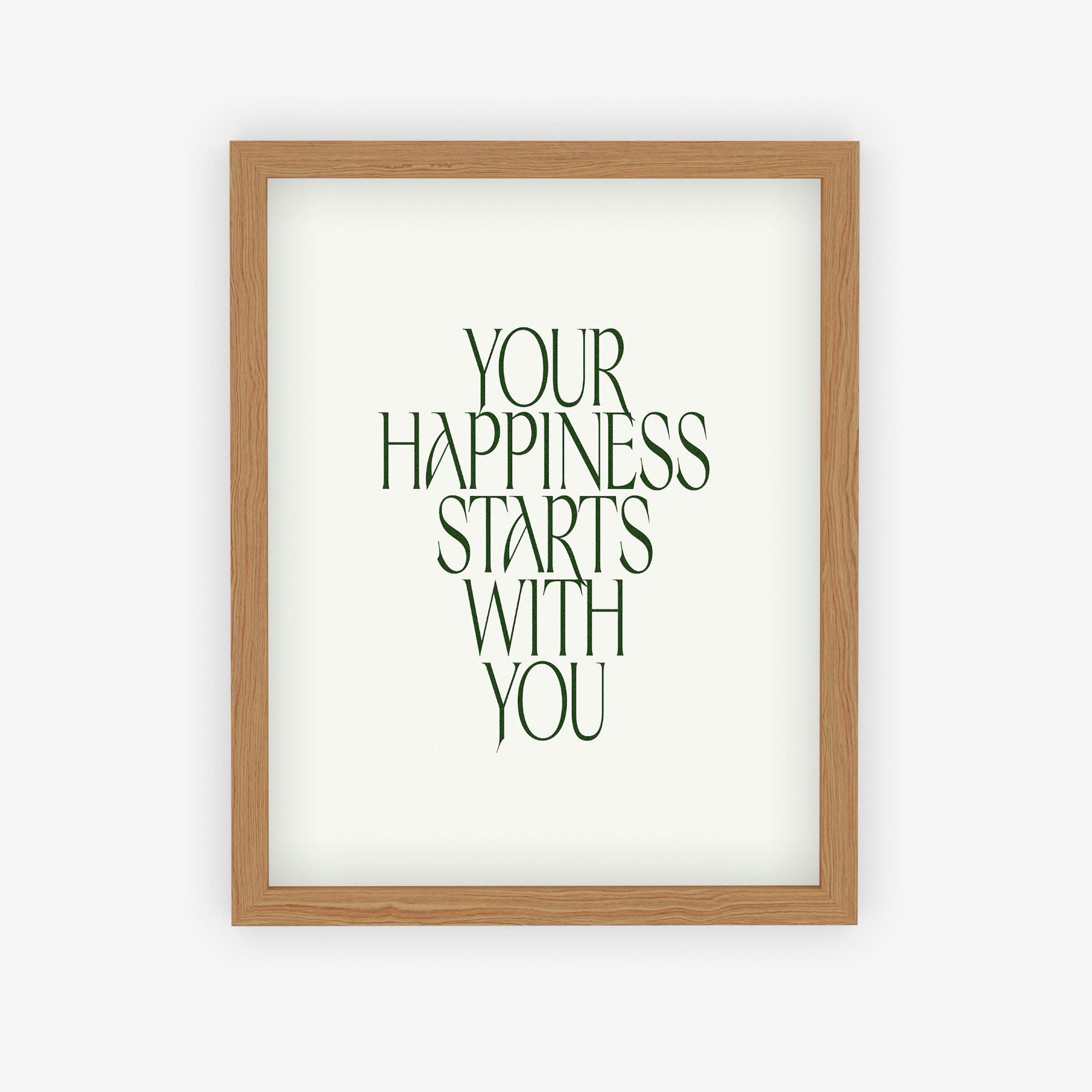 Your Happiness Starts With You Poster