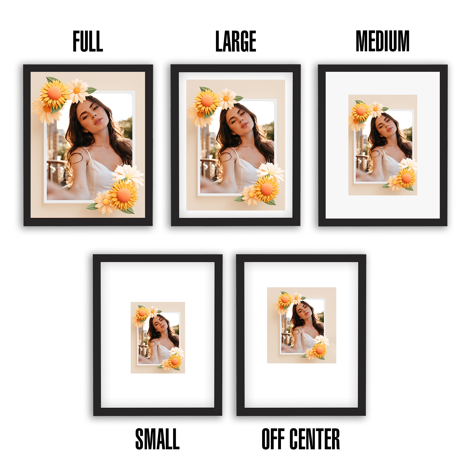 Sunshine Symphony Blooms Personalized Poster