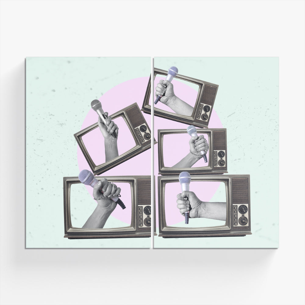 TV Takeover Set Canvas